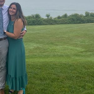 Calvin Klein hunter green dress